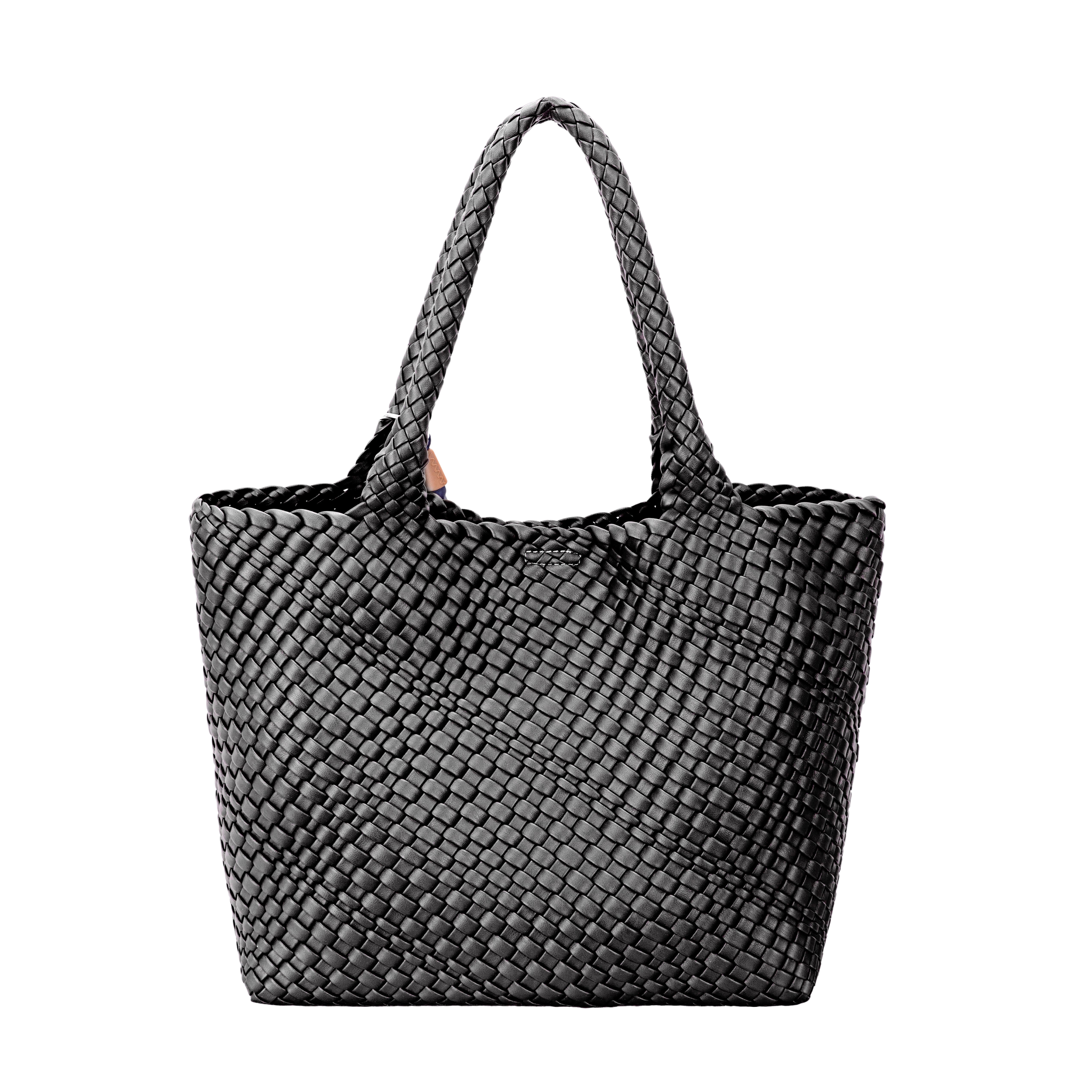 Ayla Black Woven Shoulder Bag