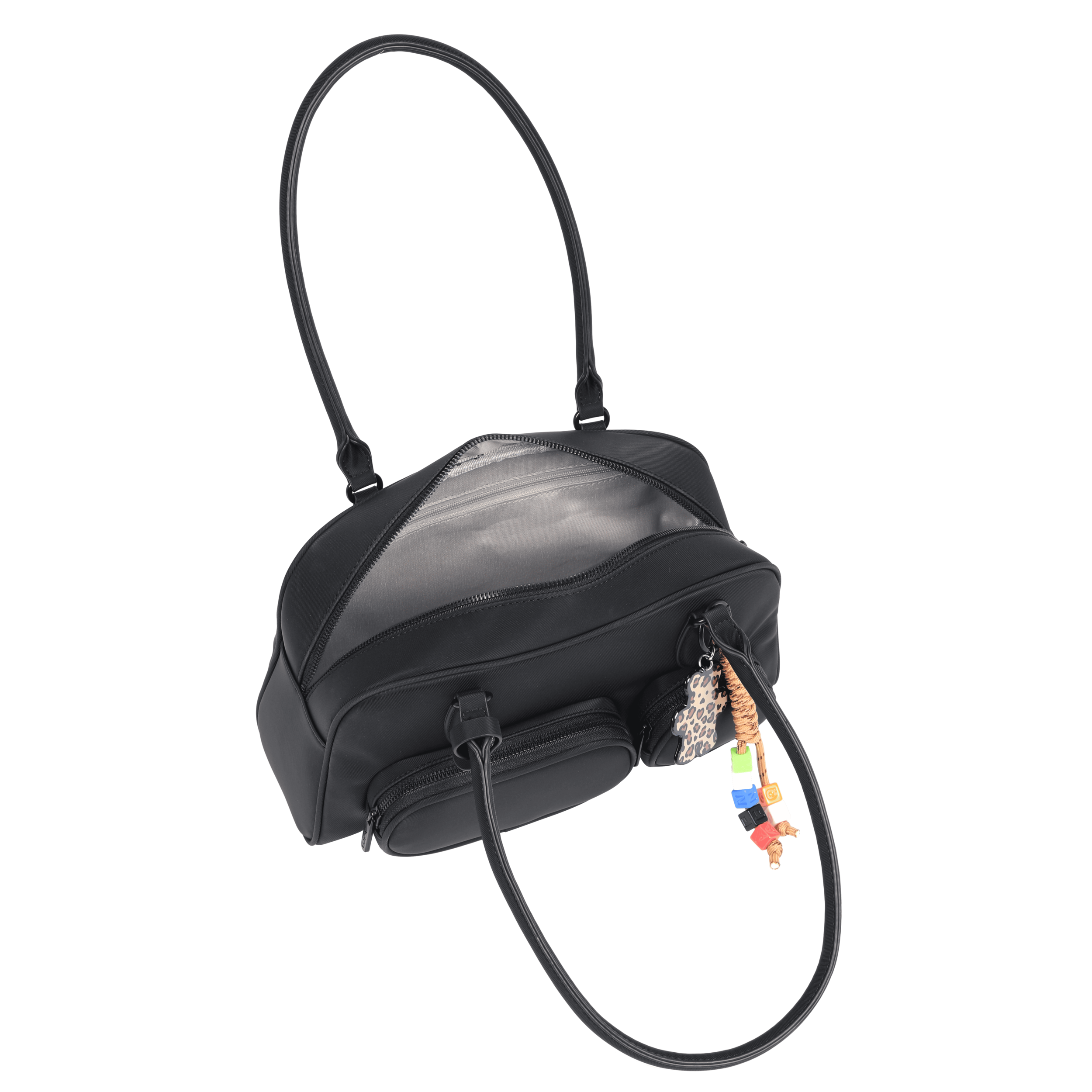 Sienna Black Shoulder Bag