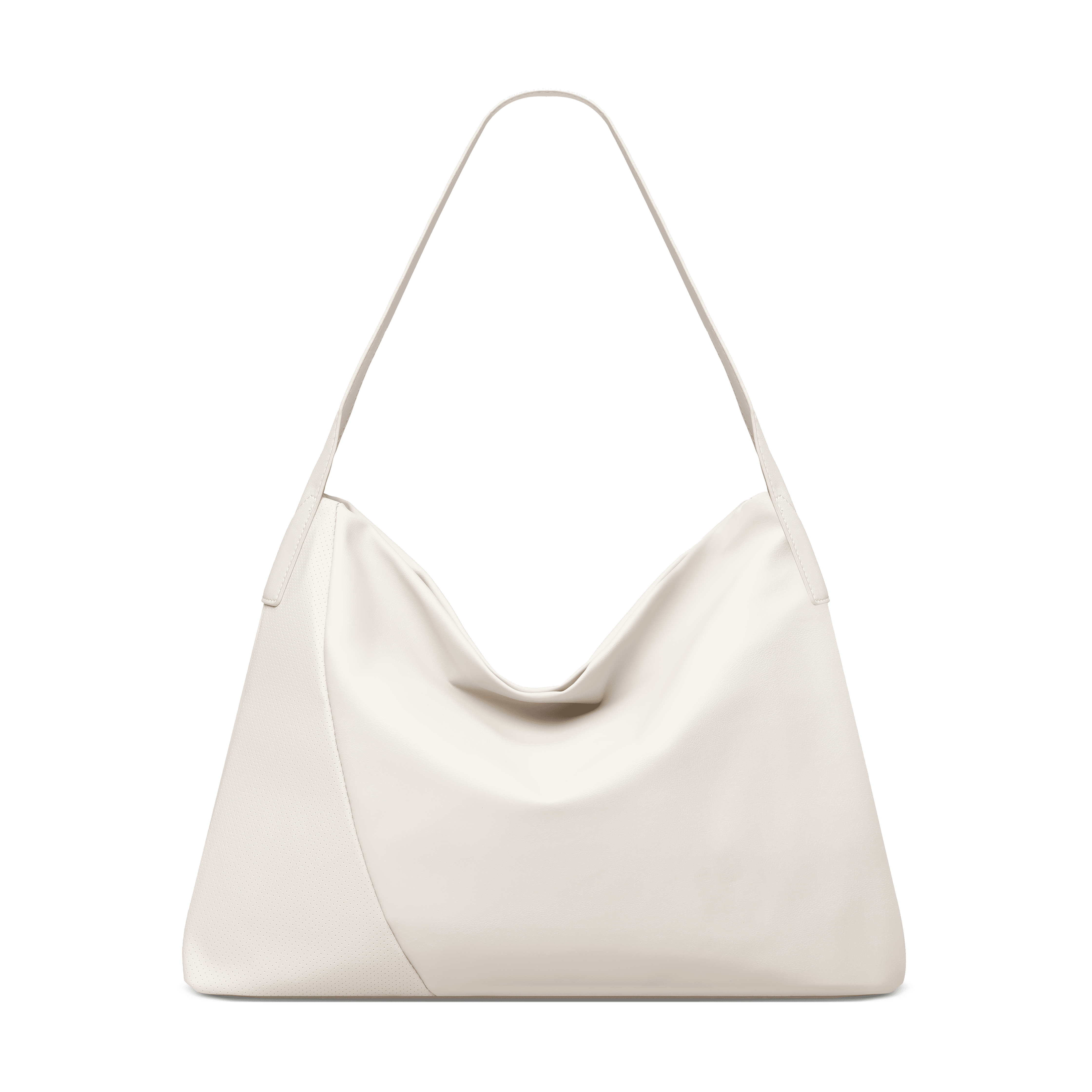 Cinder Almond Milk Soft Shoulder Bag