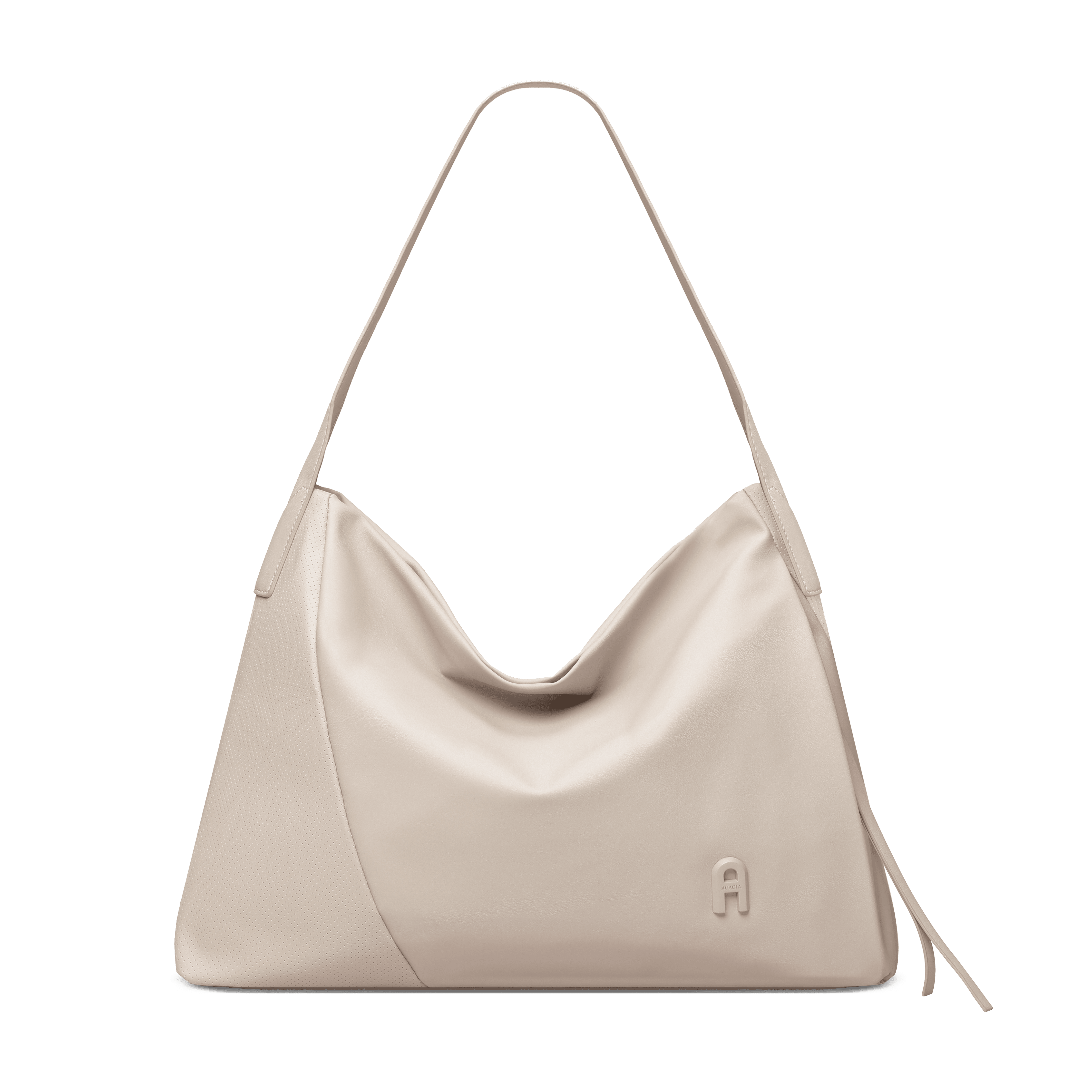 Cinder Oatmeal Beige Soft Shoulder Bag