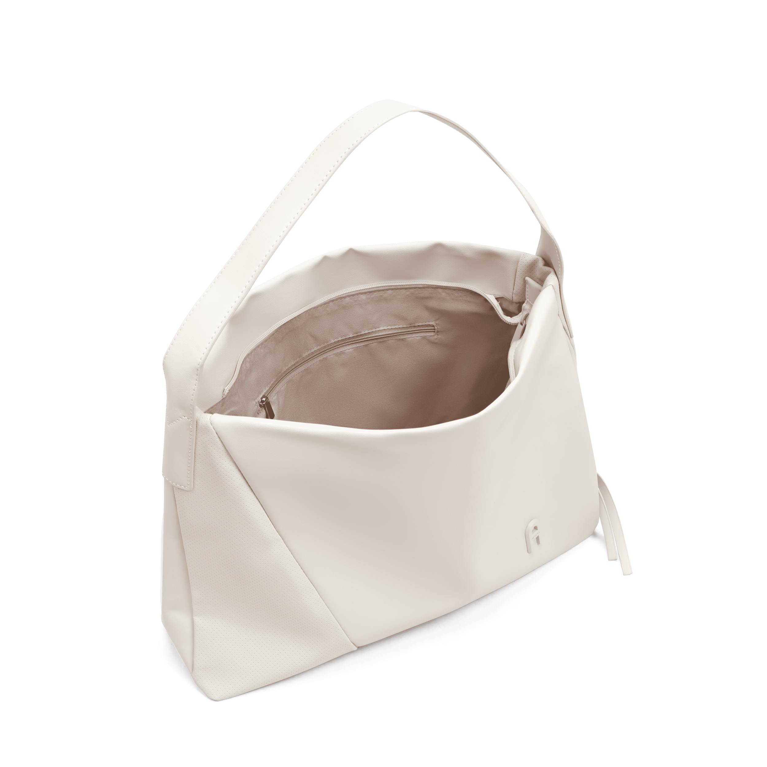 Cinder Almond Milk Soft Shoulder Bag