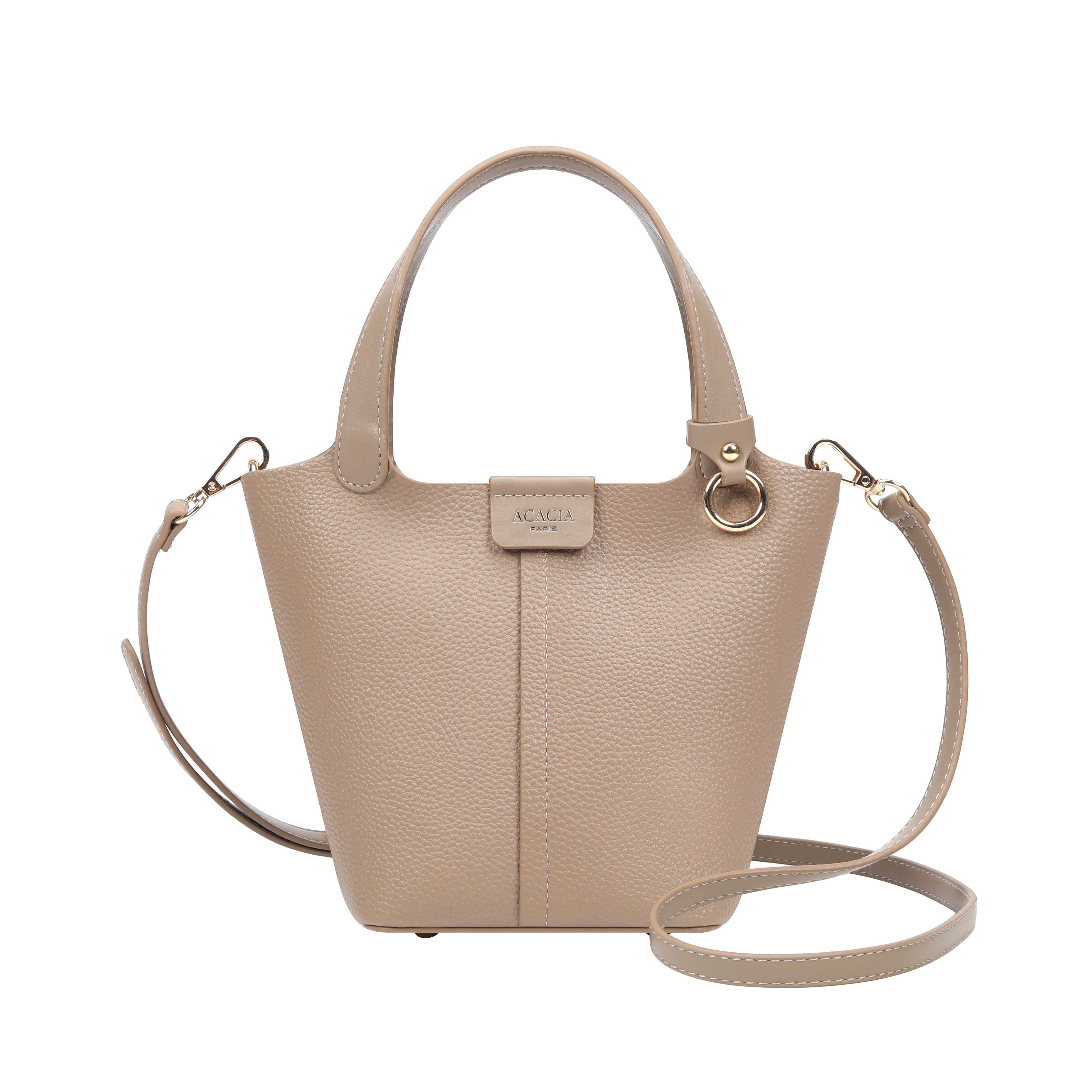 Stella Camel Bucket Crossbody Bags