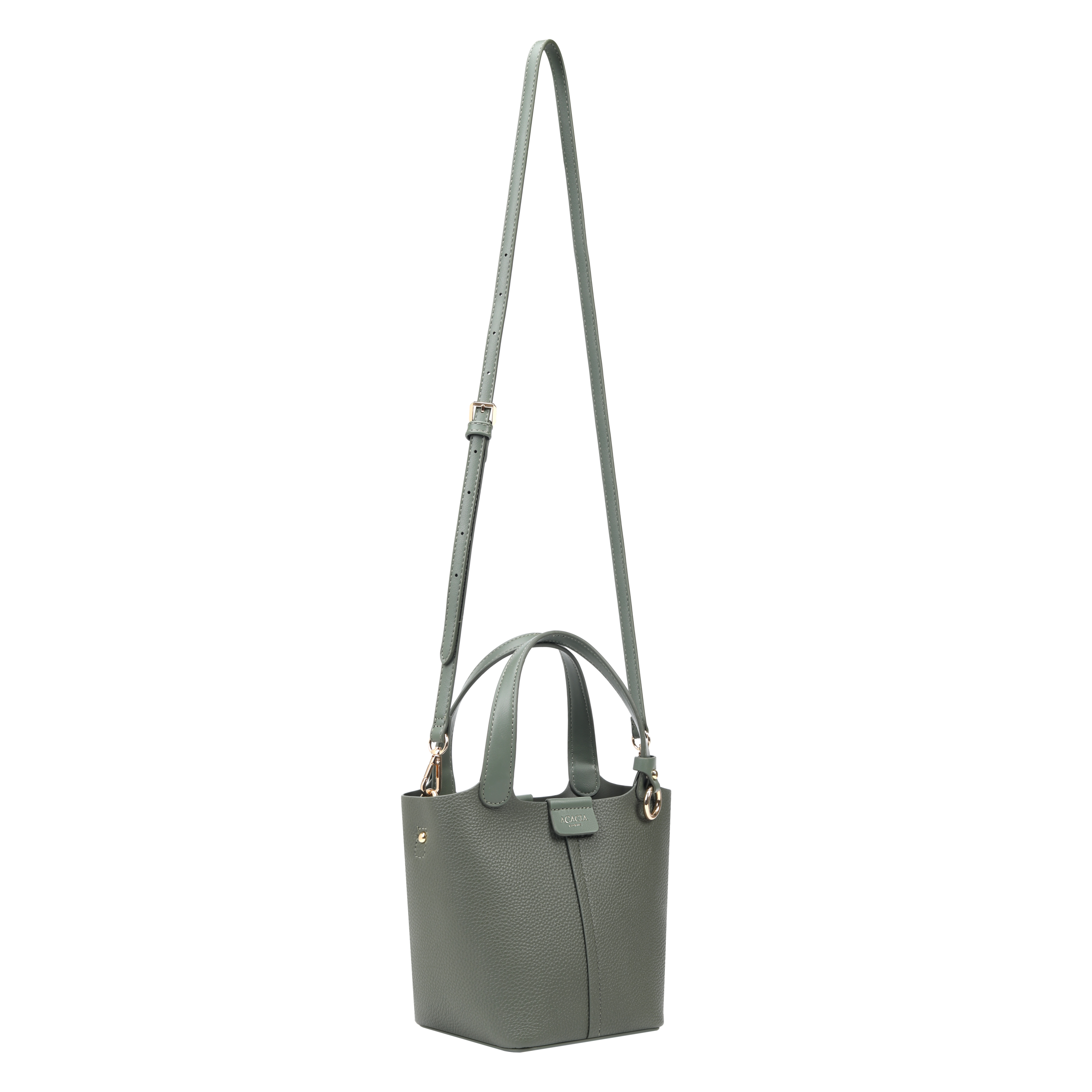 Stella Khaki Bucket Crossbody Bags
