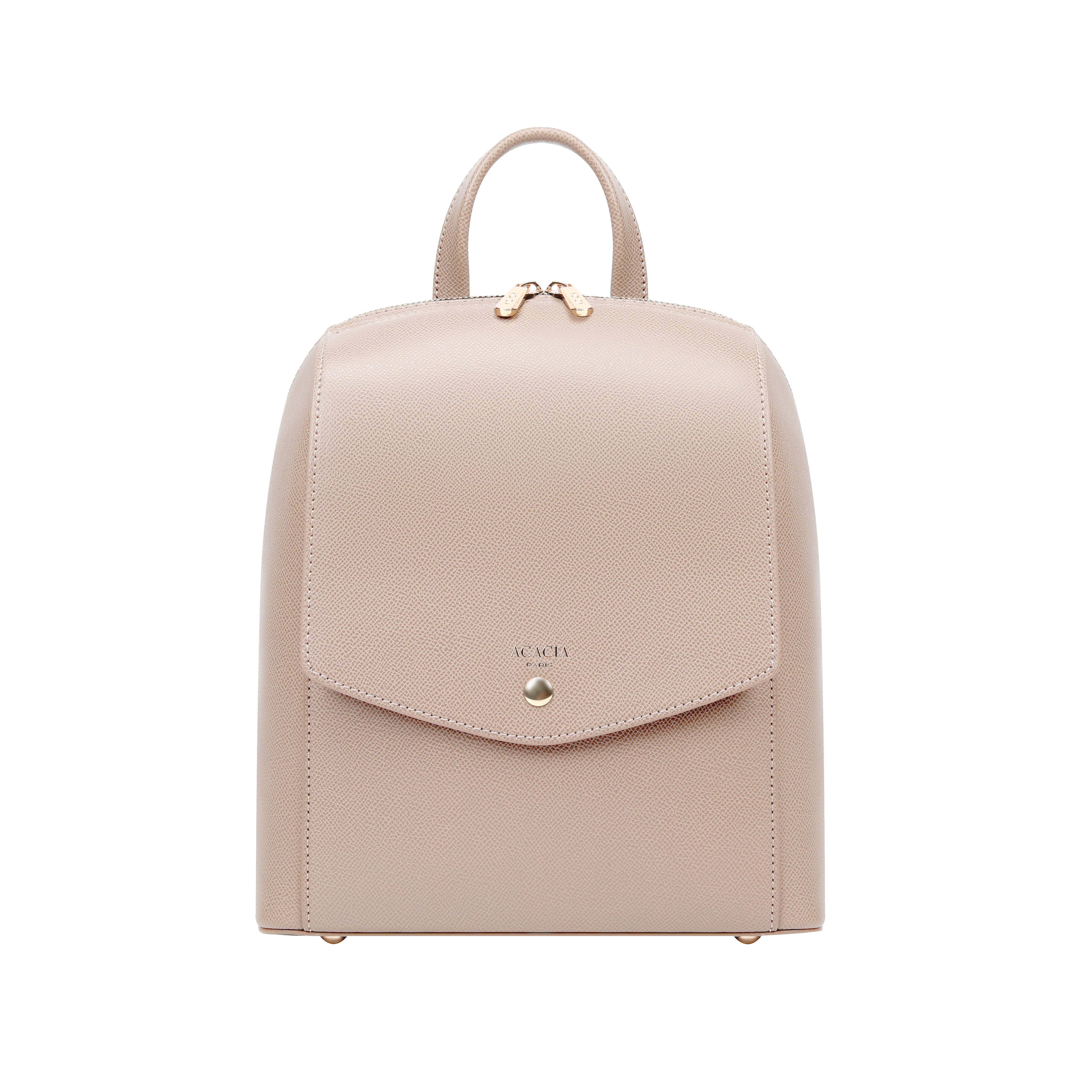 Violet Apricot Backpack with Gold Hardware