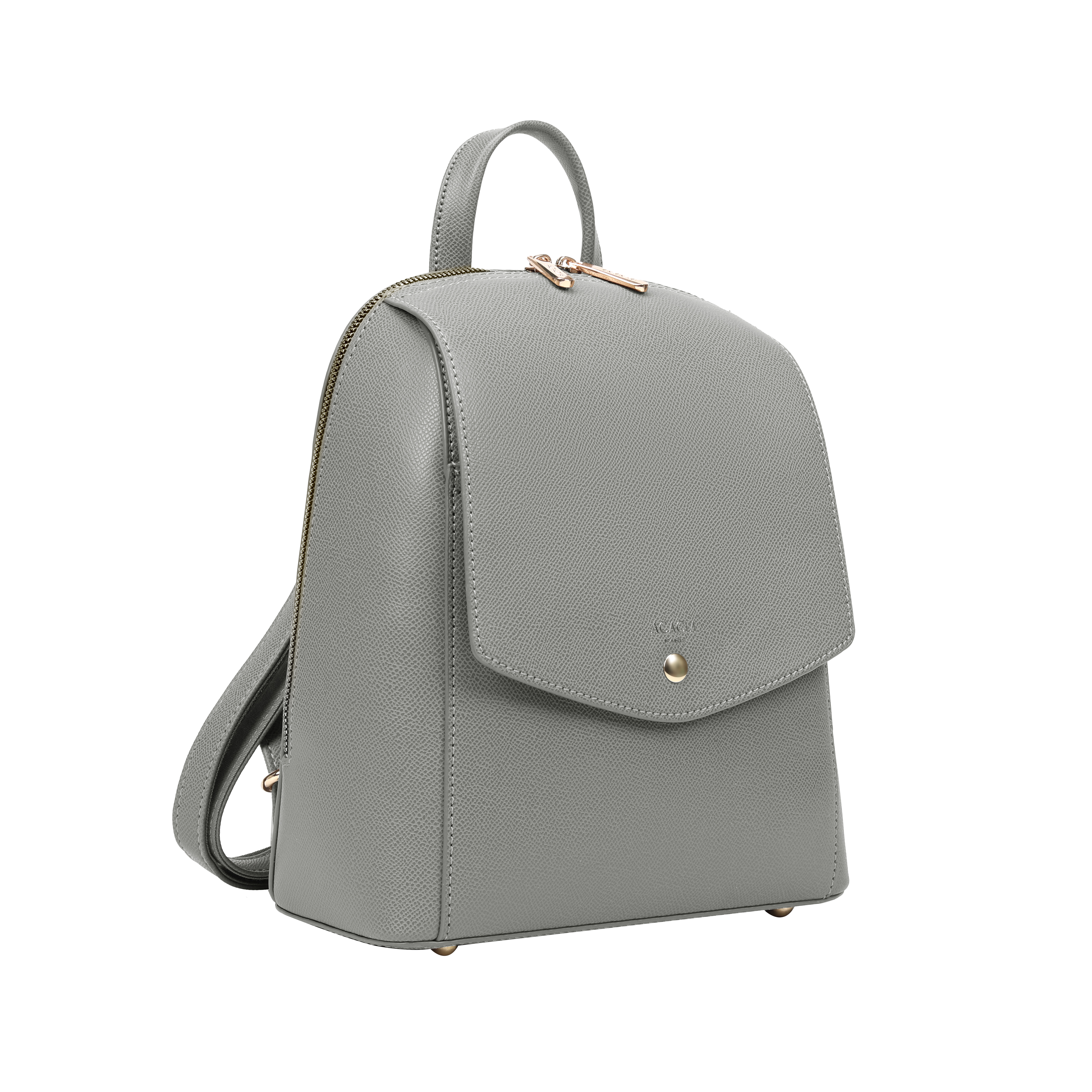 Violet Grey Backpack with Gold Hardware