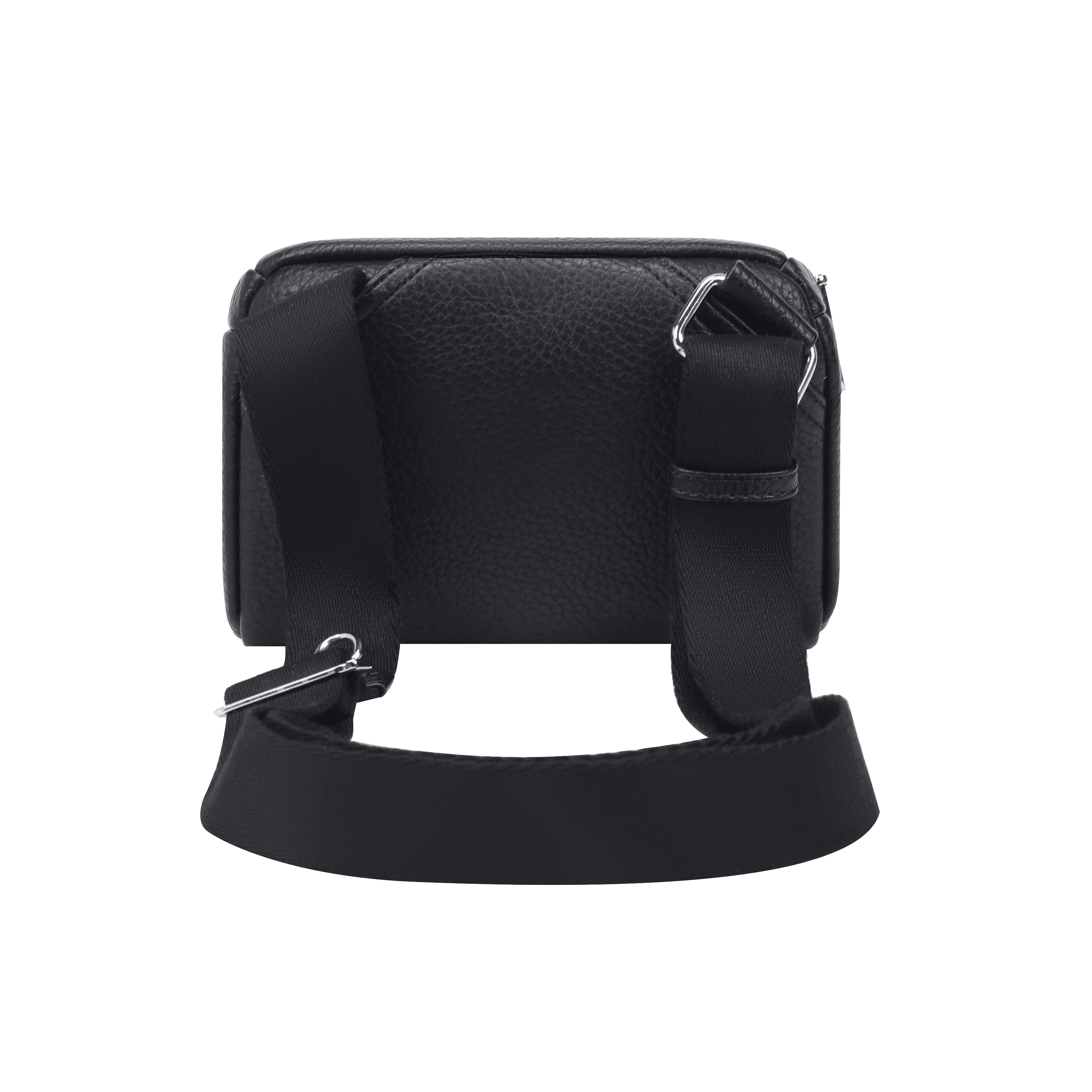 Phoebe Black Crossbody with Earphones Bag