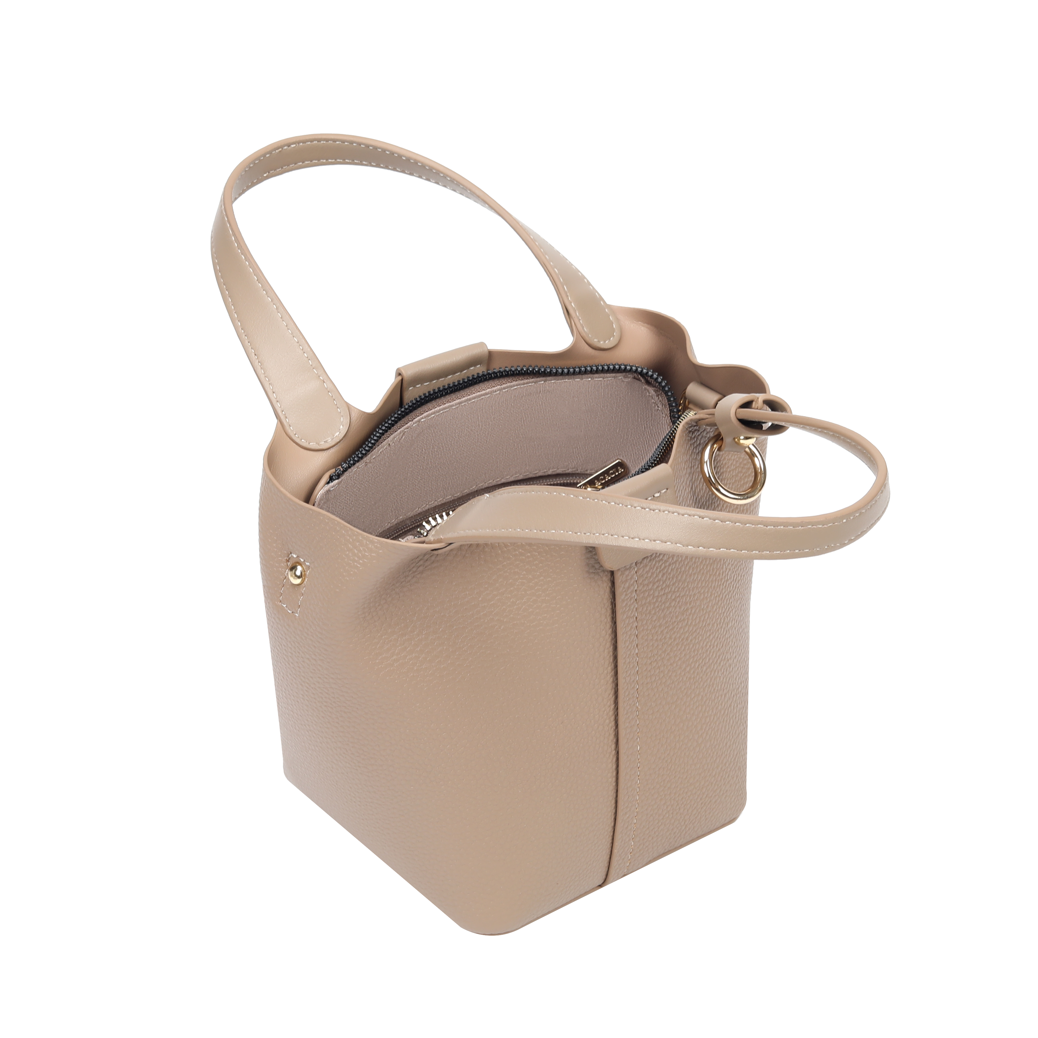 Stella Camel Bucket Crossbody Bags