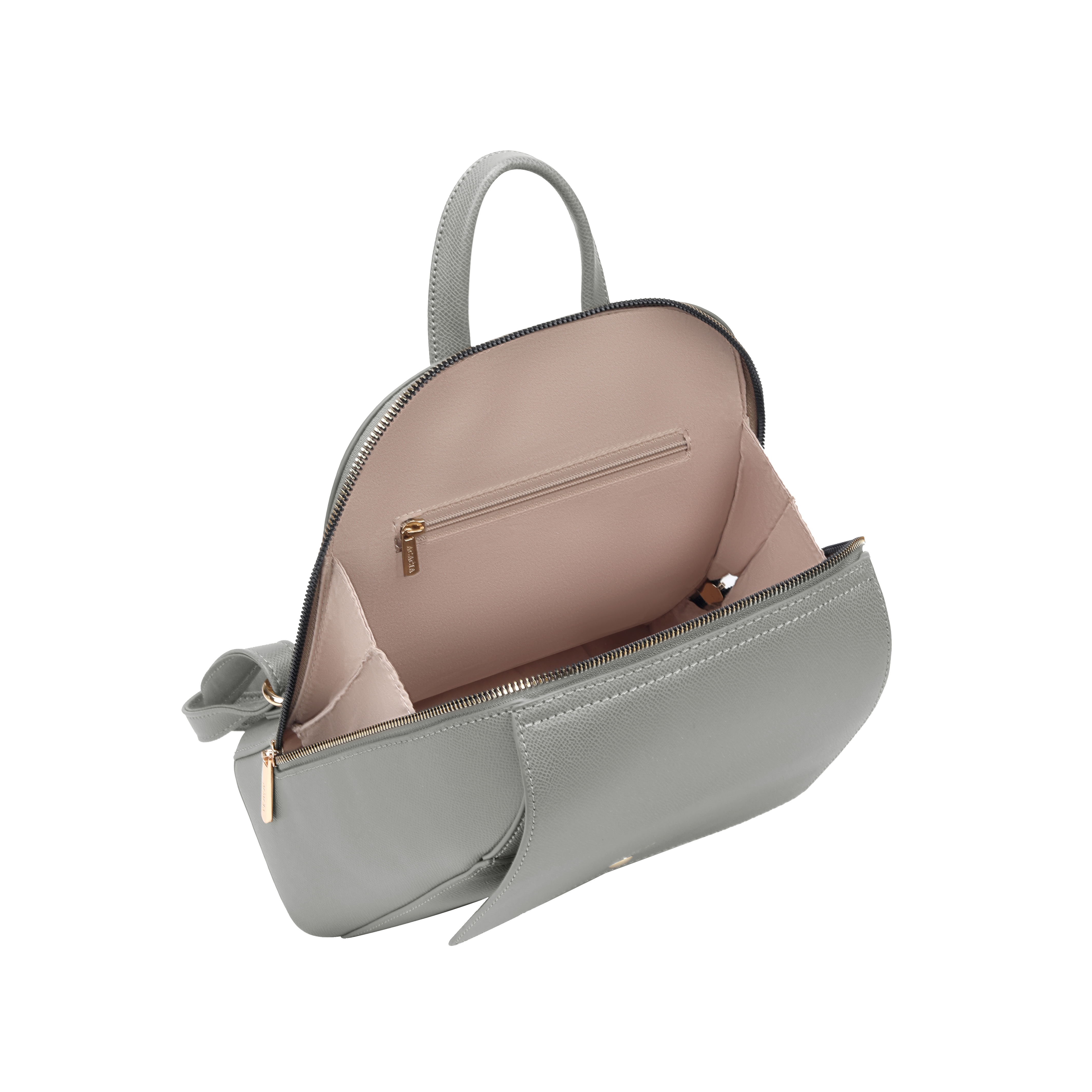 Violet Grey Backpack with Gold Hardware