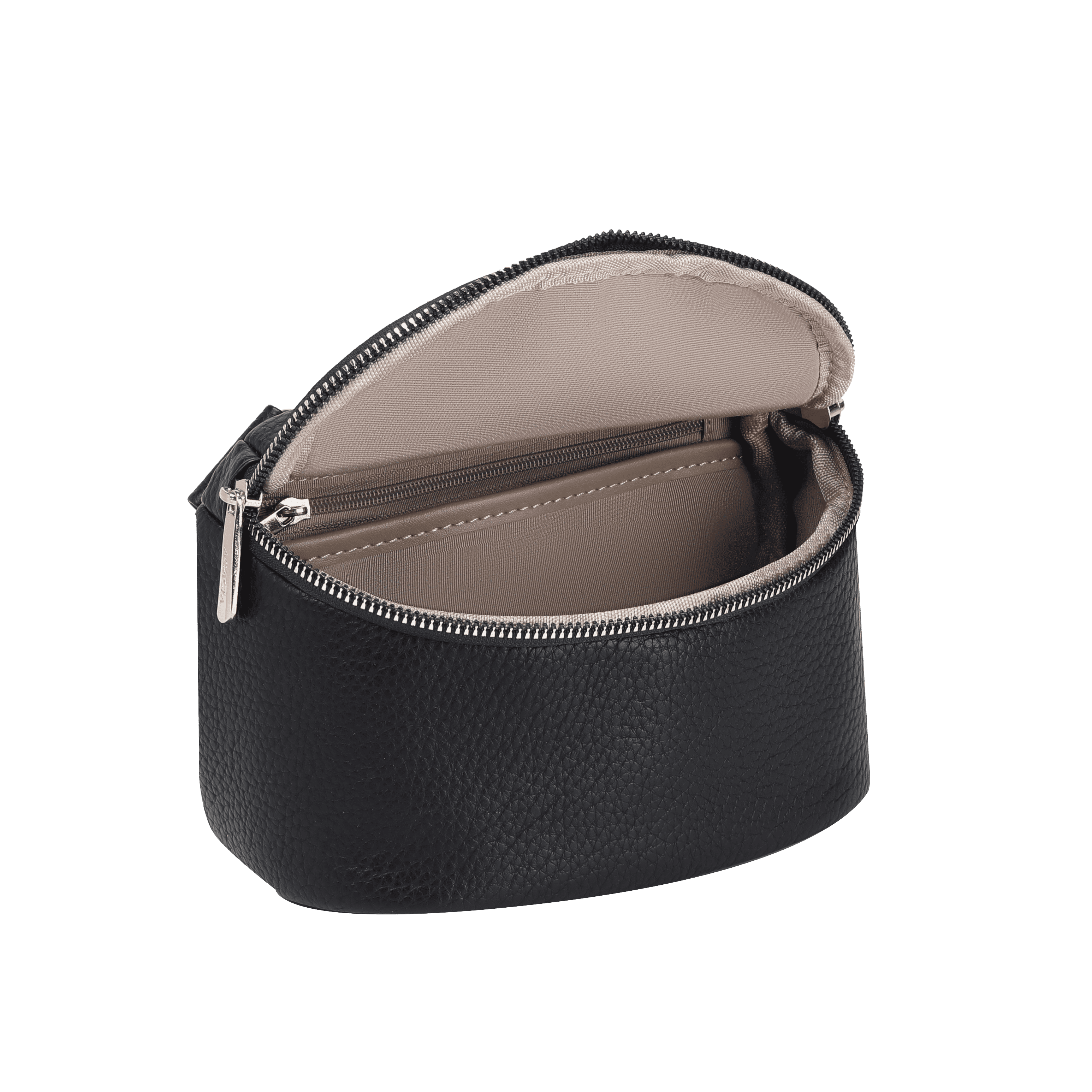 Phoebe Black Crossbody with Earphones Bag