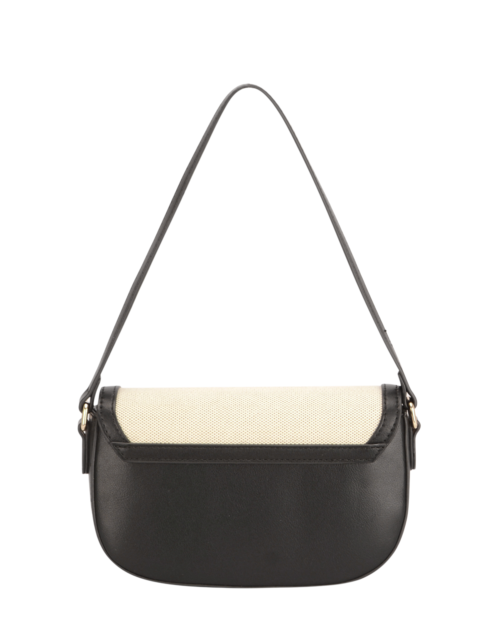 Iris Black Small Baguette