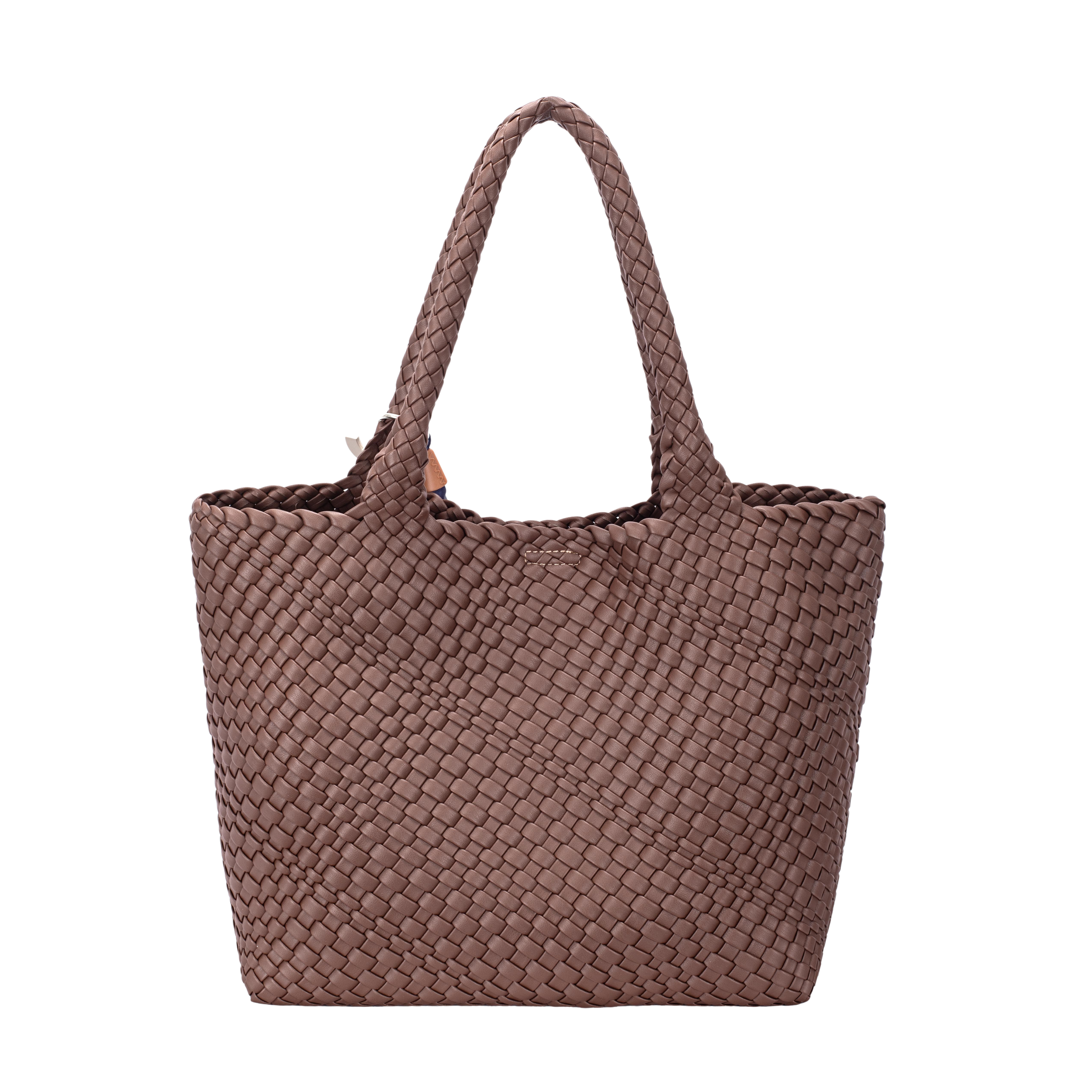 Ayla Red Mud Woven Shoulder Bag
