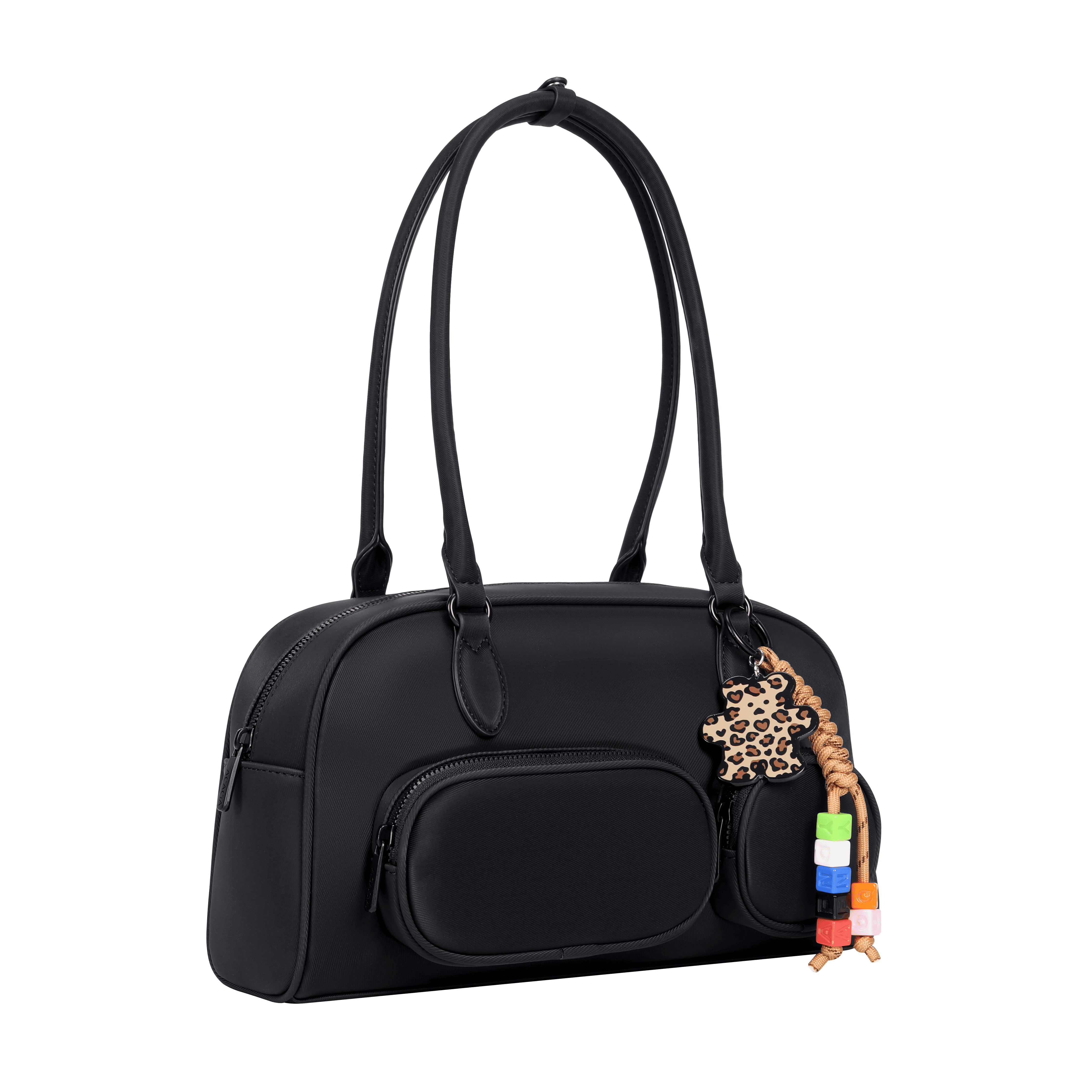 Sienna Black Shoulder Bag