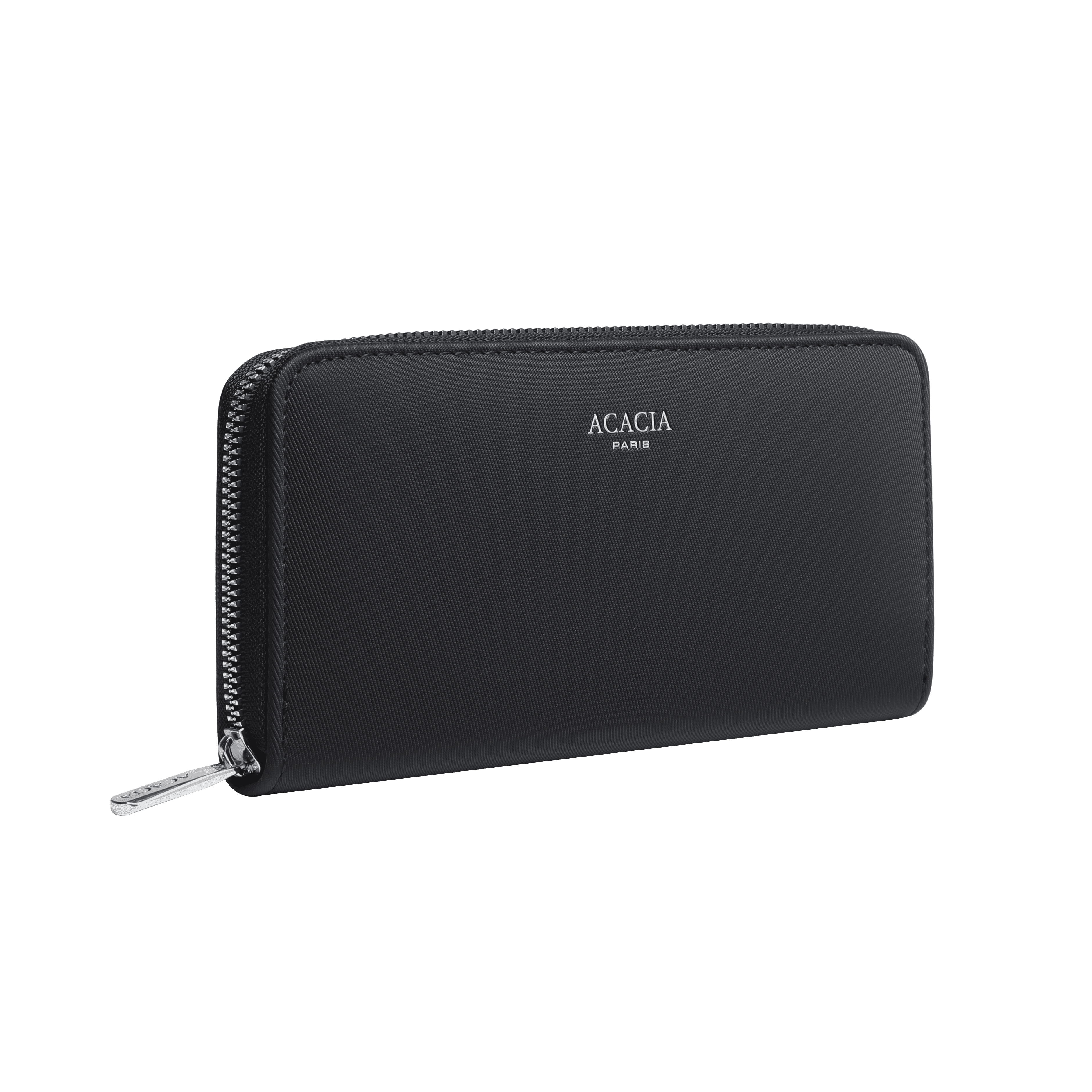 Sienna Black Long Zip Around Wallet