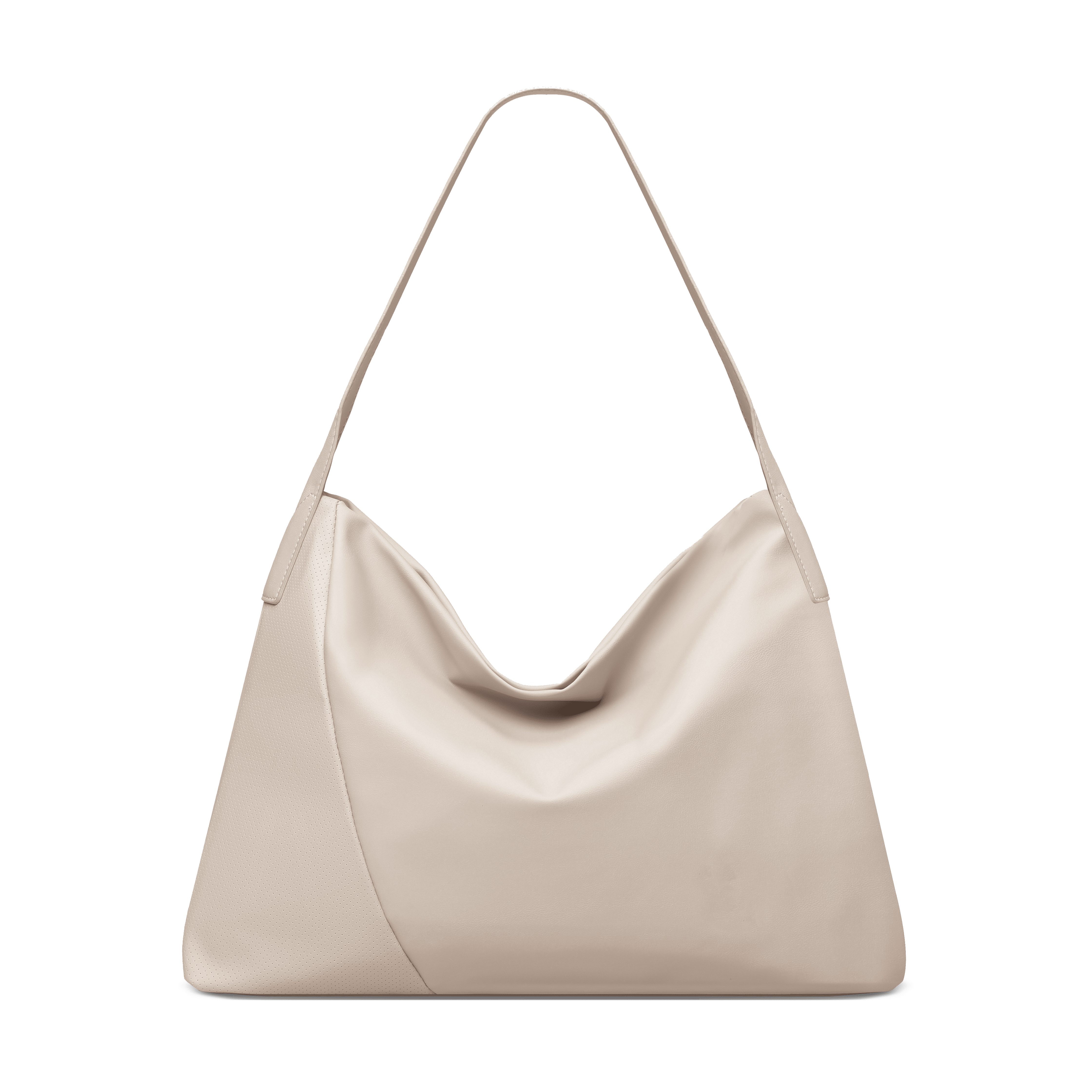 Cinder Oatmeal Beige Soft Shoulder Bag