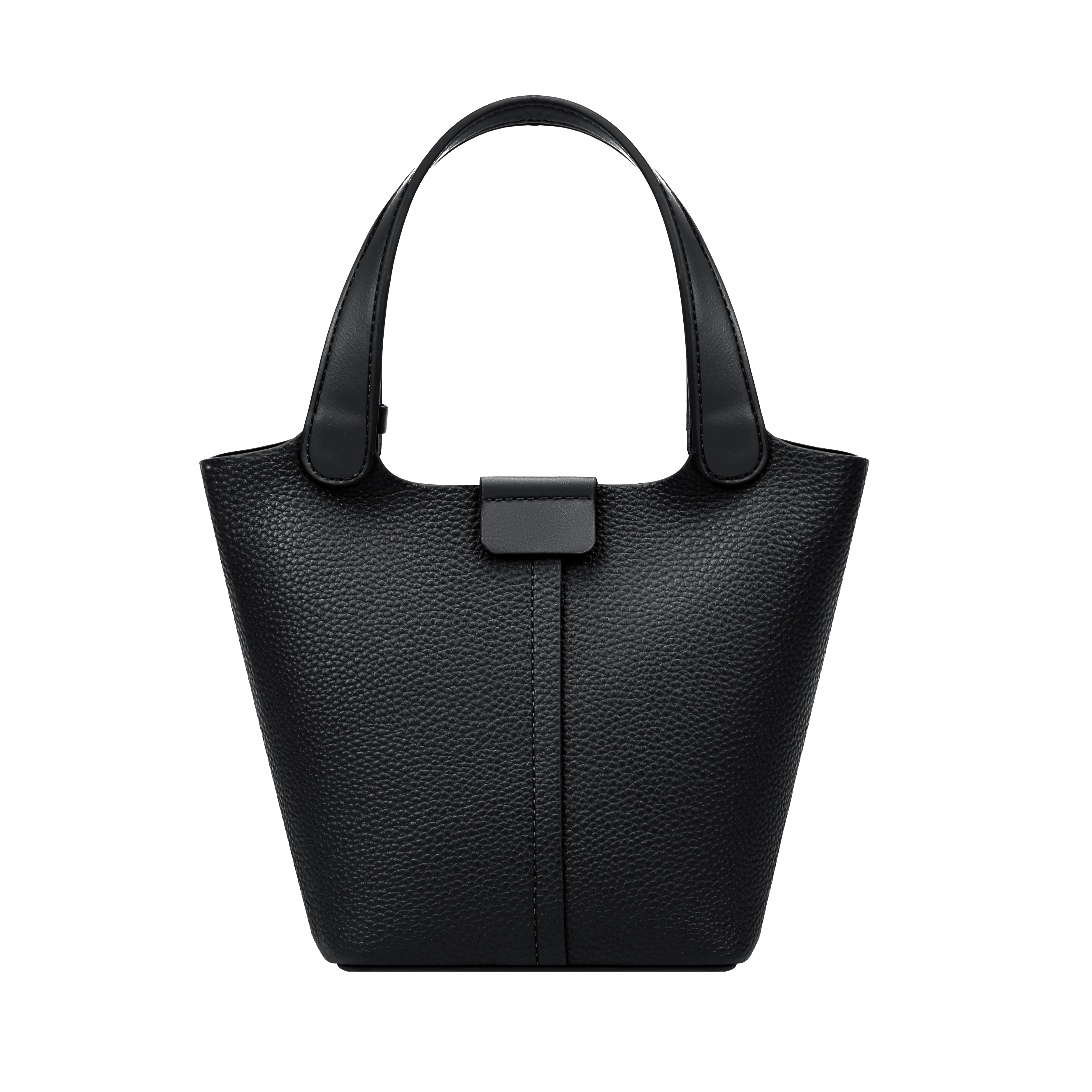 Stella Black Bucket Crossbody Bags