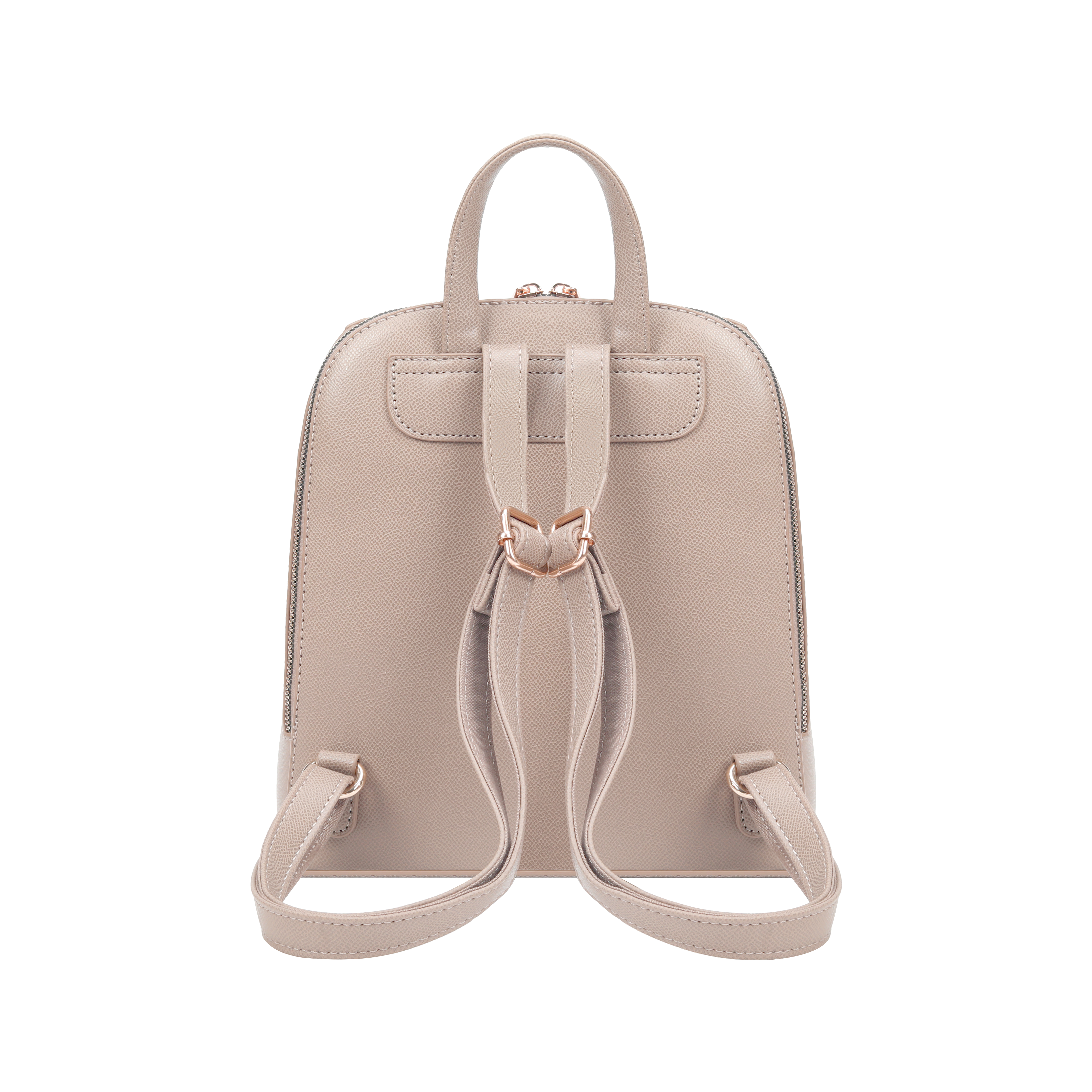 Violet Apricot Backpack with Gold Hardware