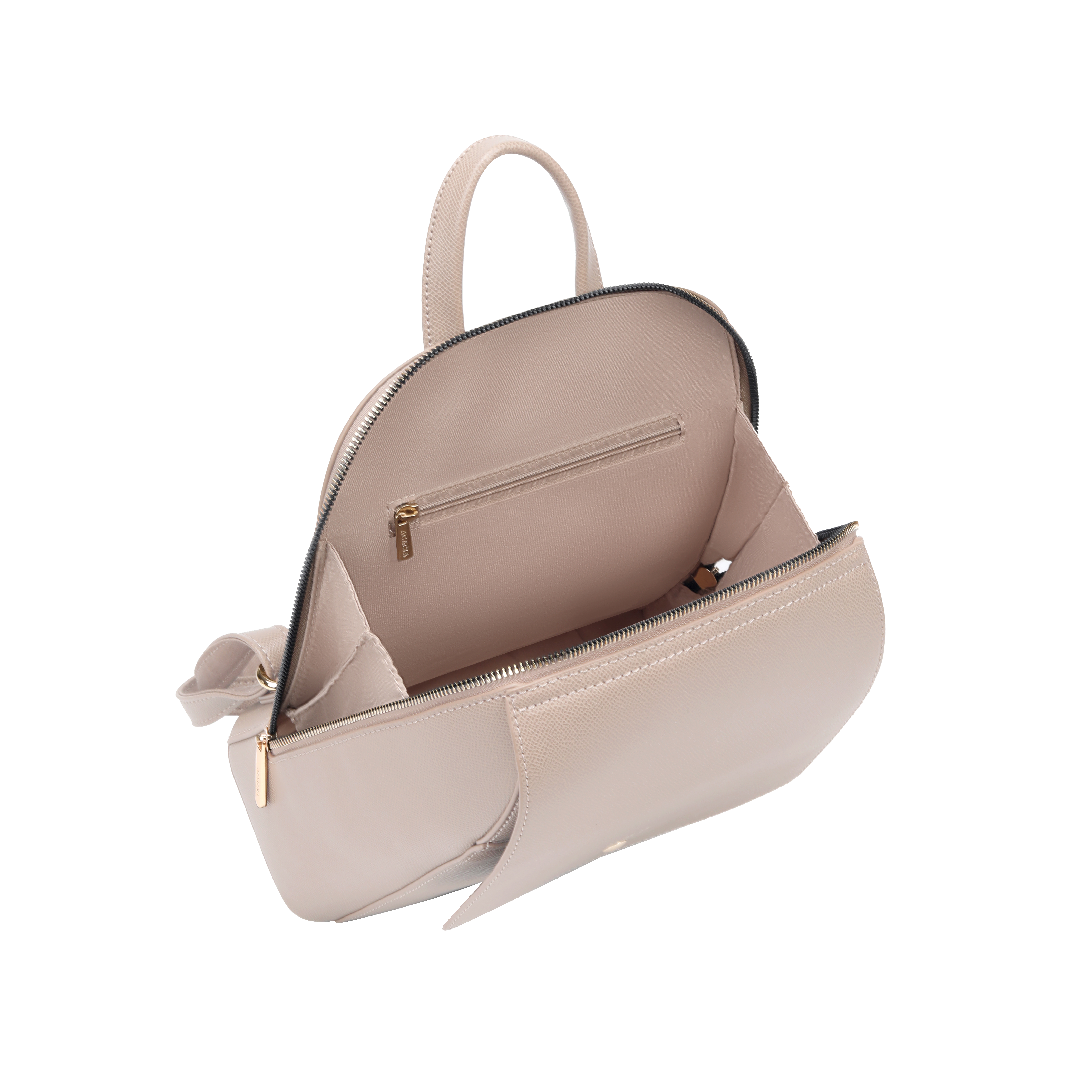 Violet Apricot Backpack with Gold Hardware