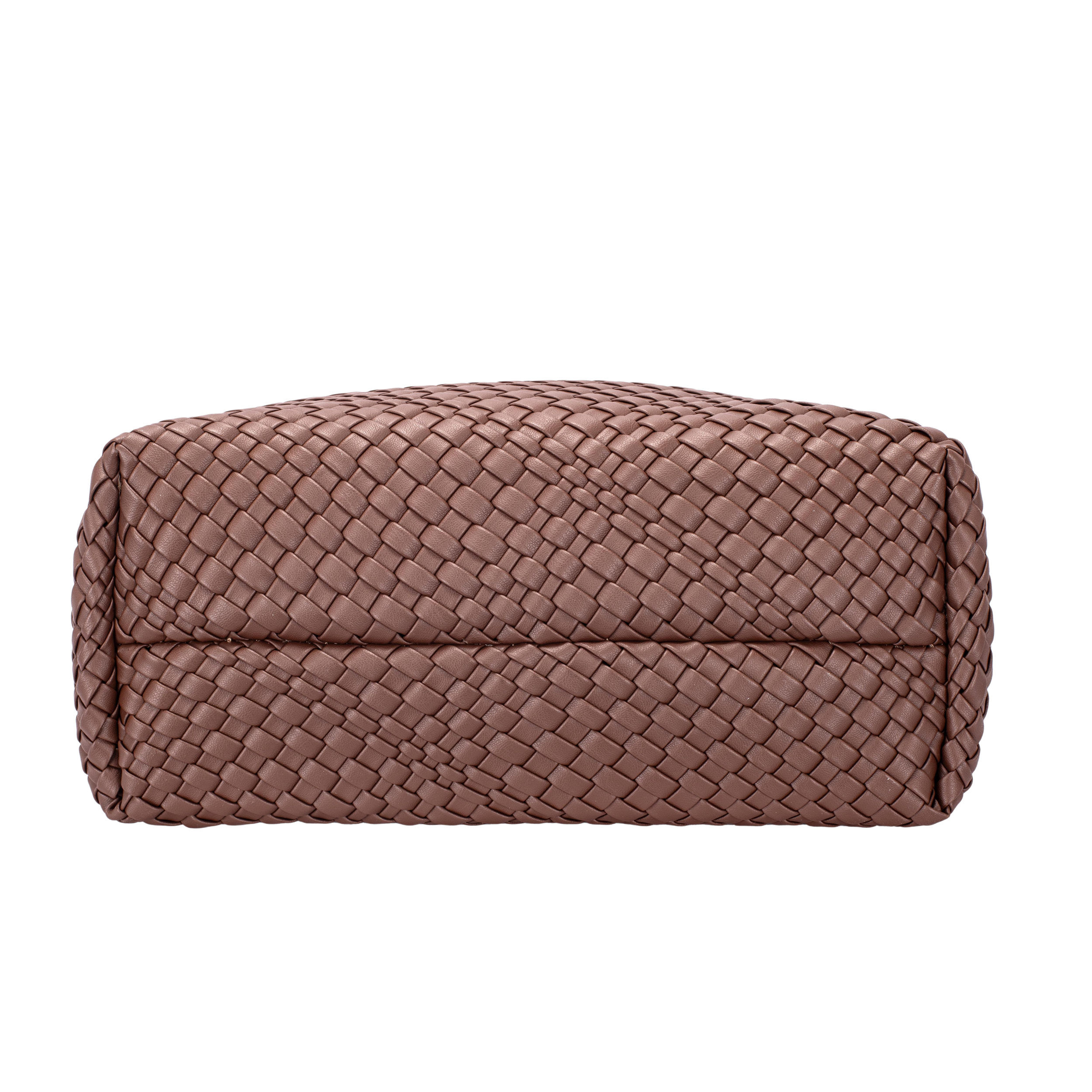 Ayla Red Mud Woven Shoulder Bag
