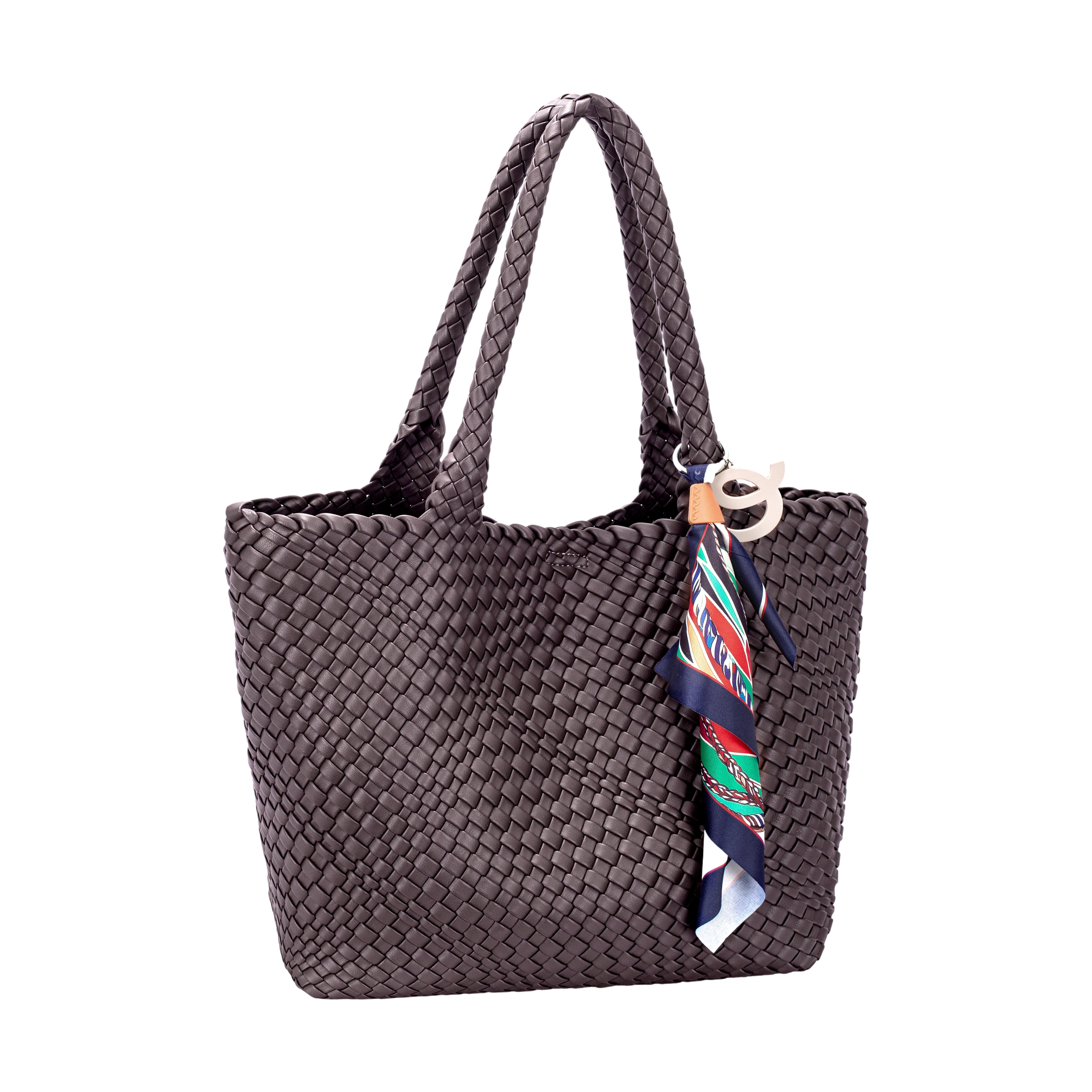 Ayla Hot Chocolate Woven Shoulder Bag