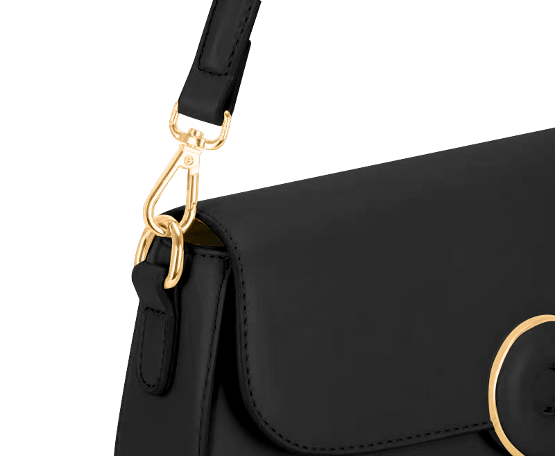 Clara Black Small Shoulder Bag