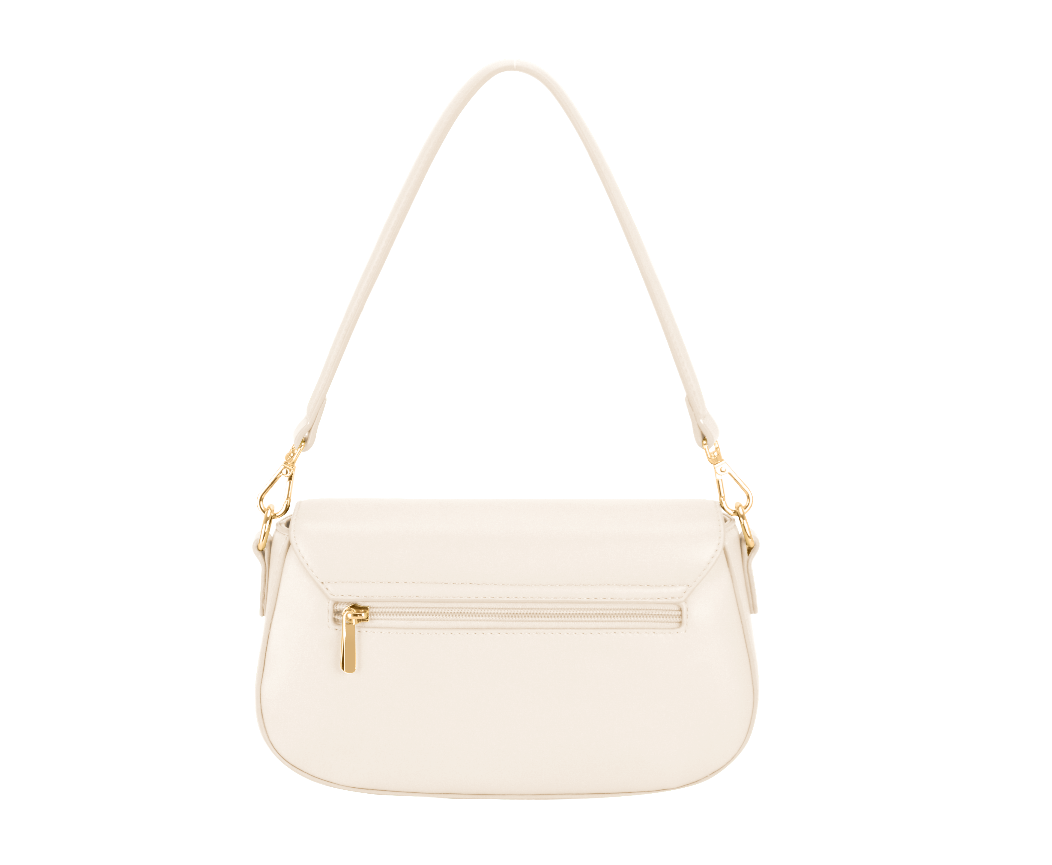 Clara White Small Shoulder Bag