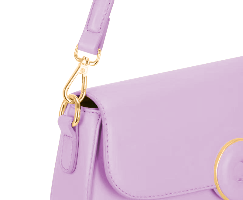 Clara Purple Small Shoulder Bag