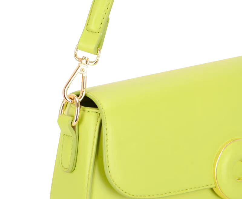 Clara Lemon Green Small Shoulder Bag