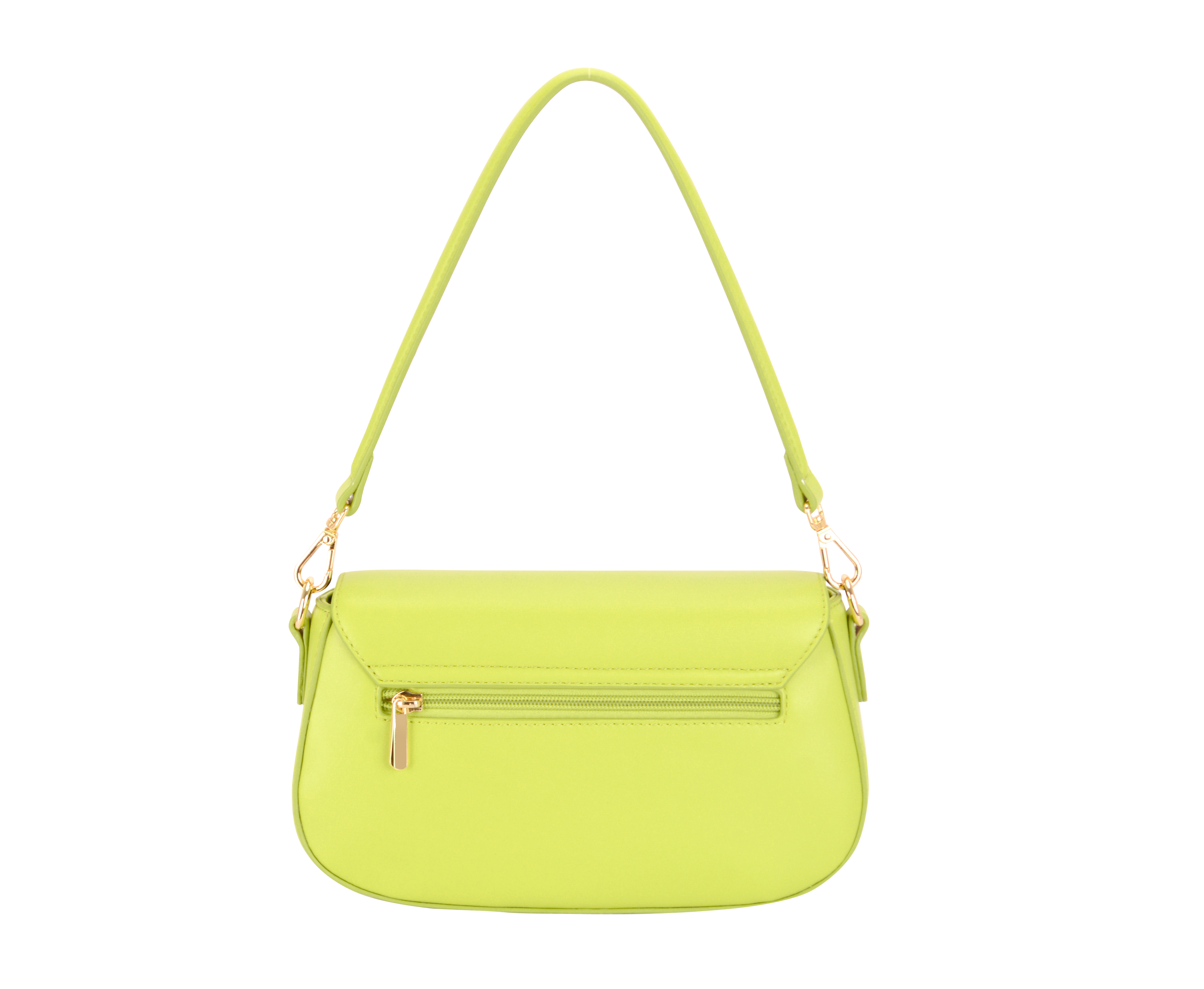 Clara Lemon Green Small Shoulder Bag