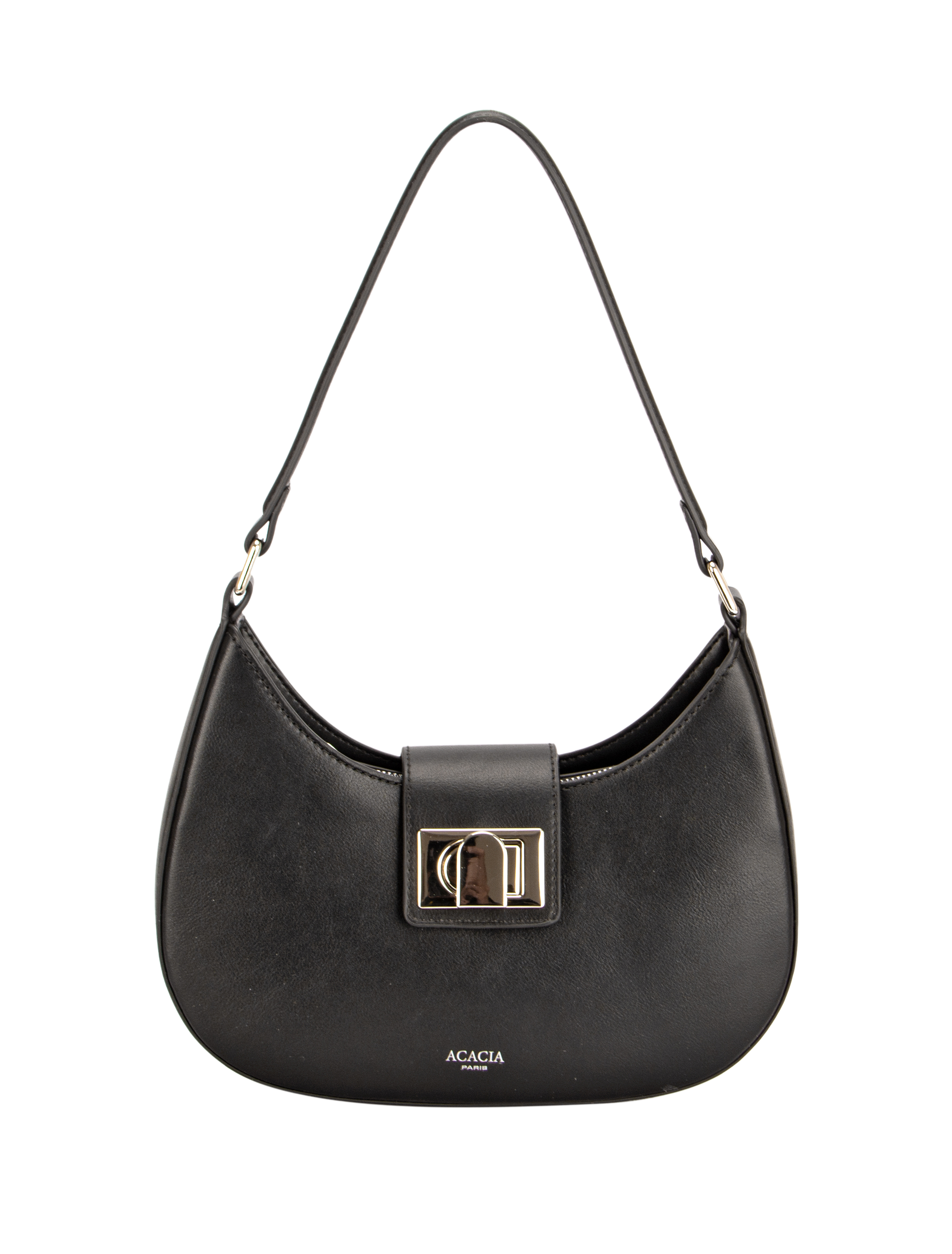 Isla Black Small Hobo Bag