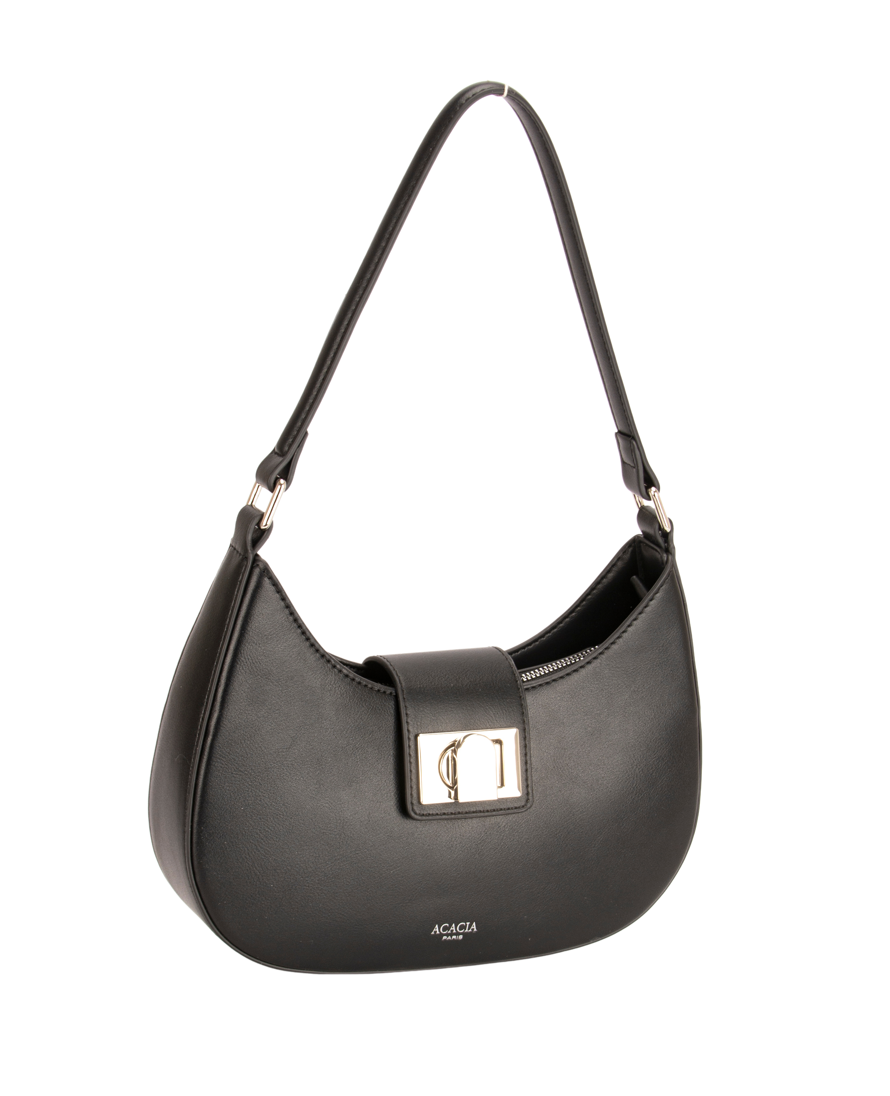 Isla Black Small Hobo Bag