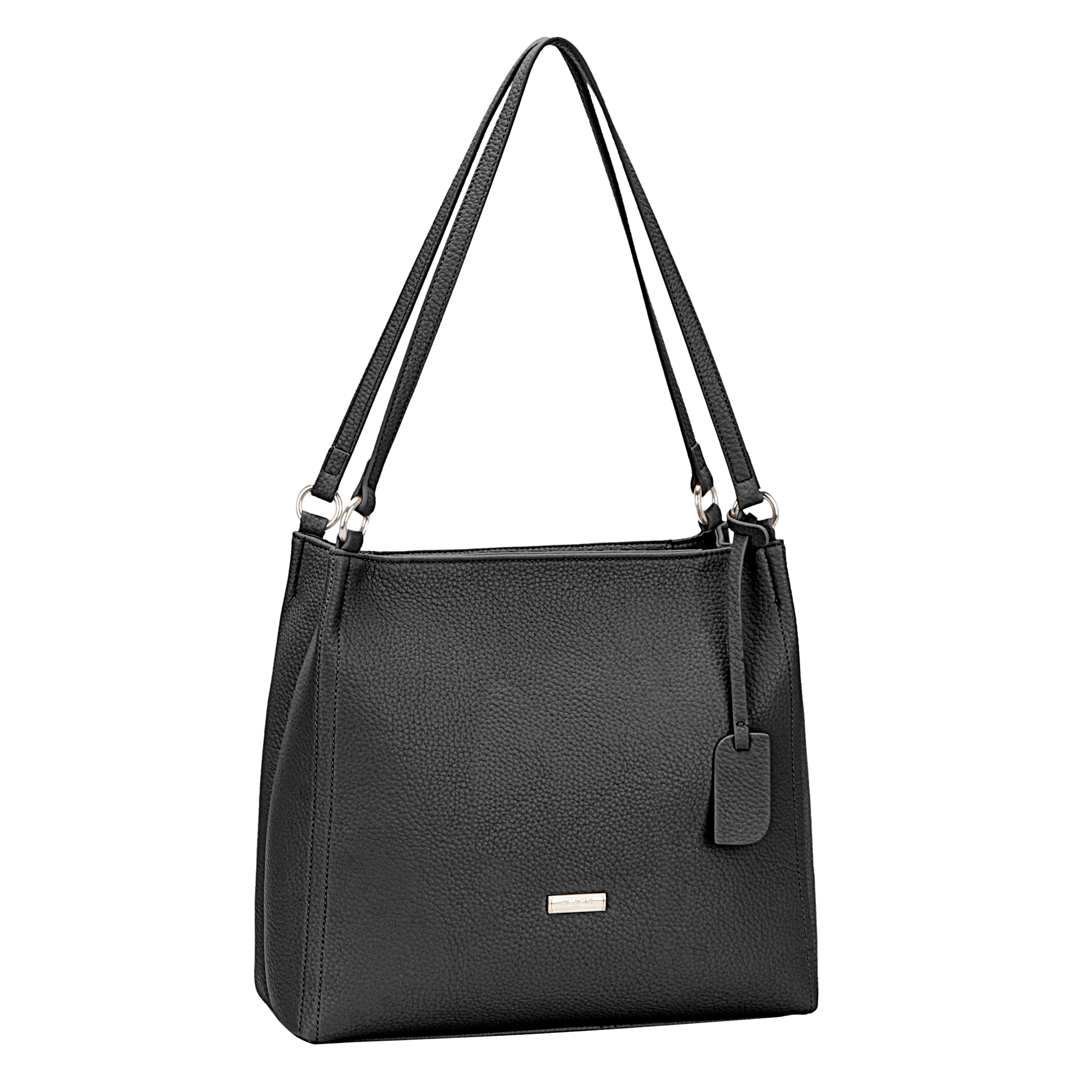 Evangeline Black Shoulder Bag