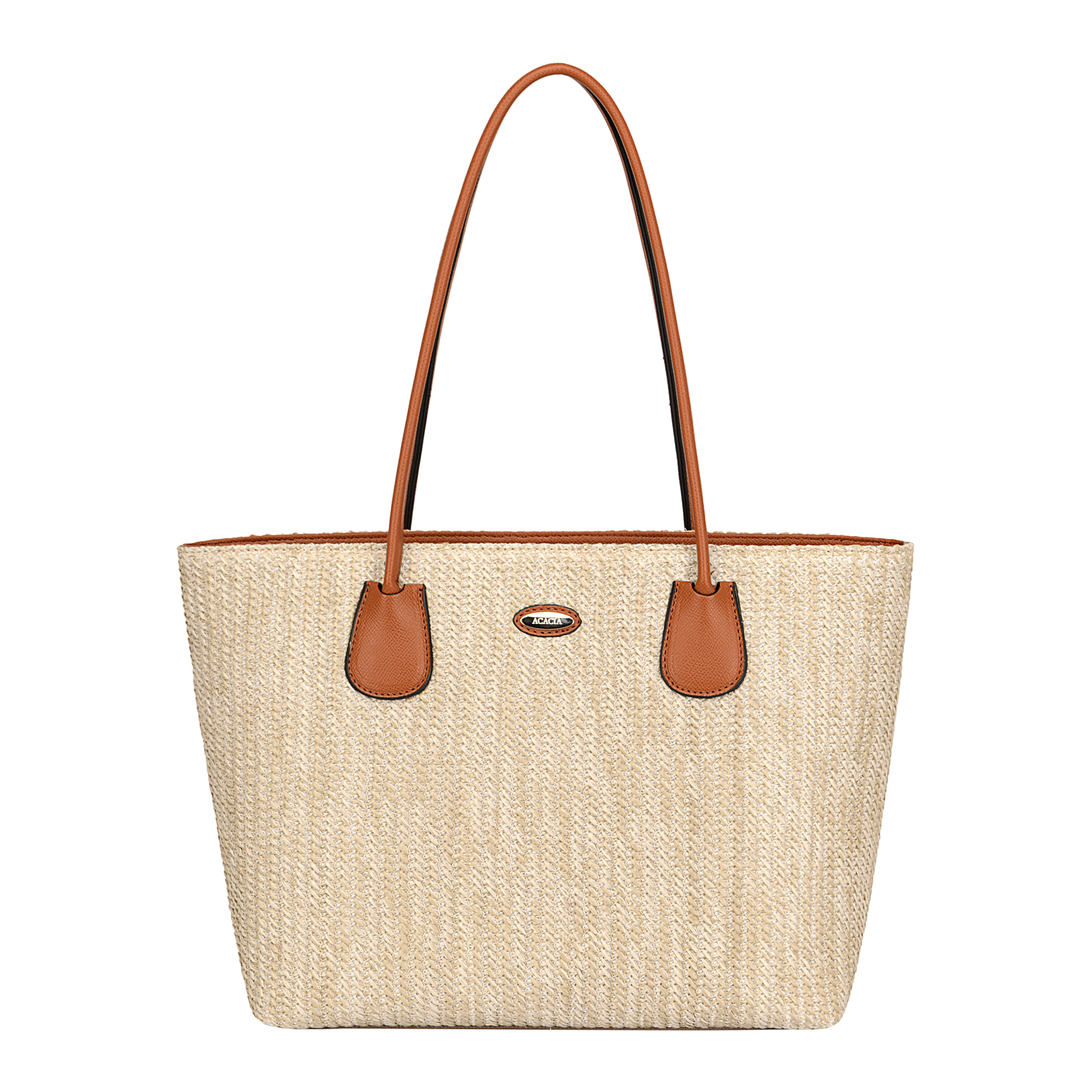 Amelia Cognac Medium Zip Tote