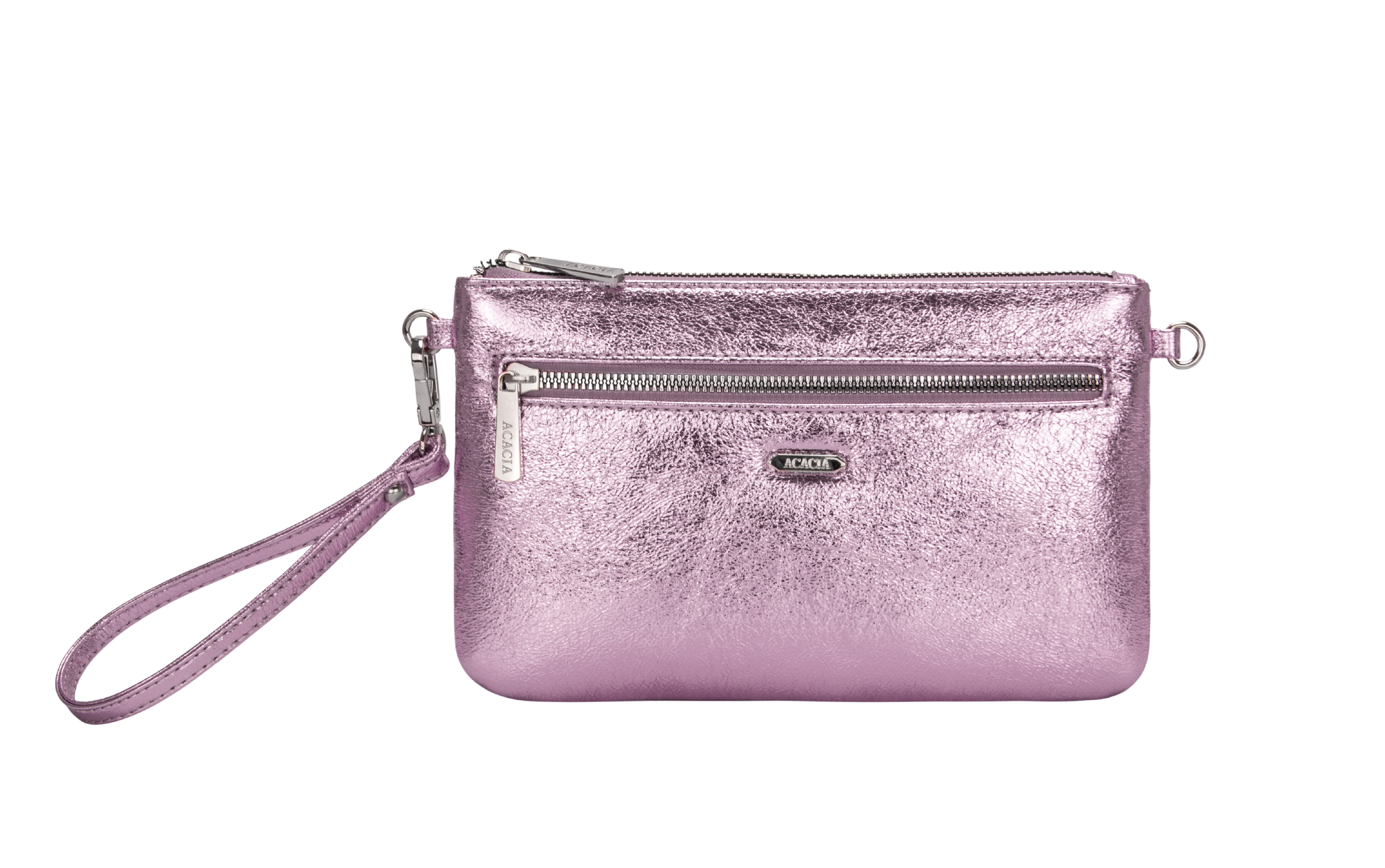 Ophelia Crinkle Light Purple Clutch