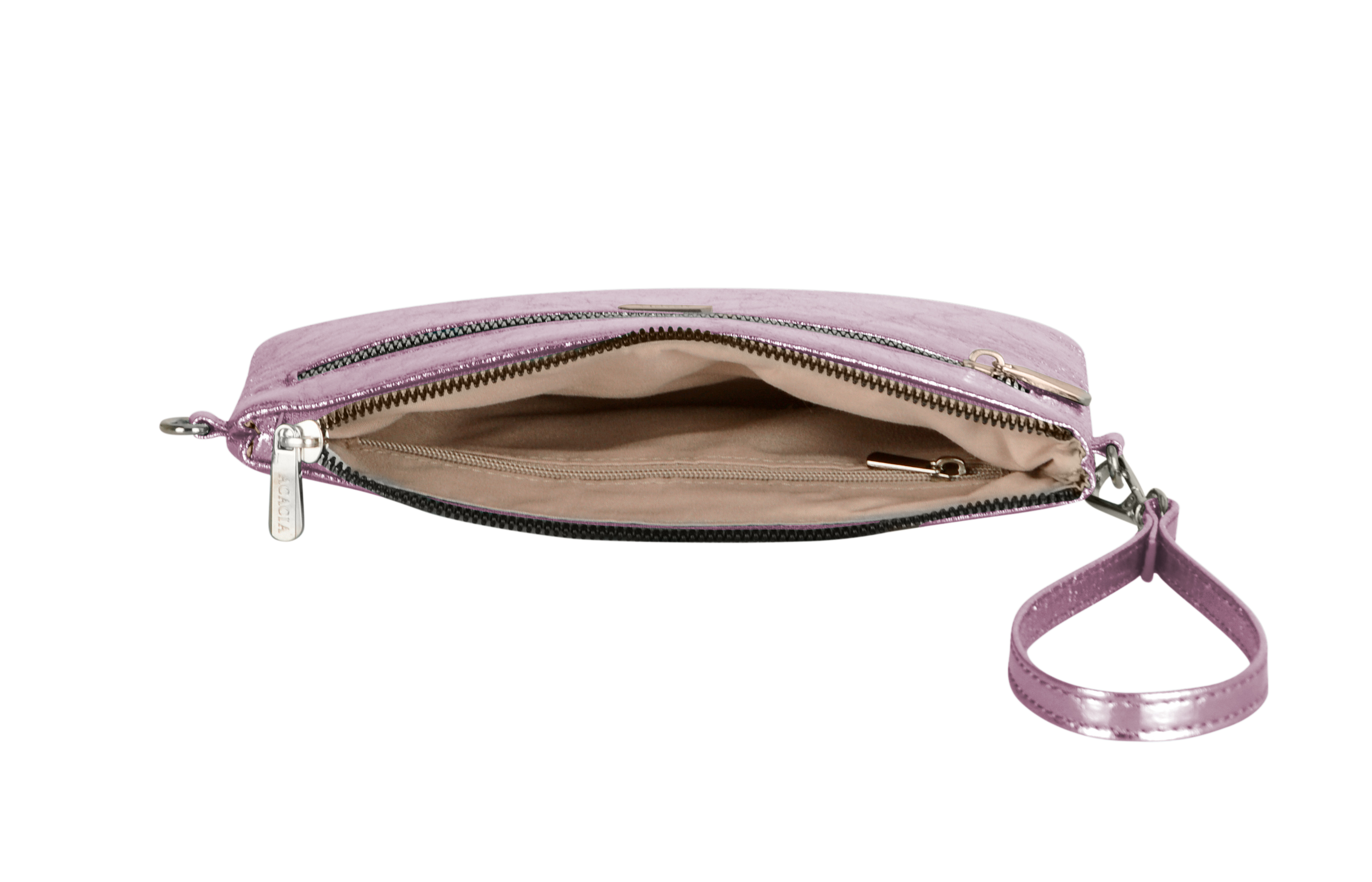 Ophelia Crinkle Light Purple Clutch